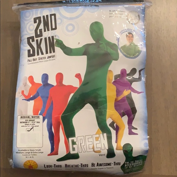 Rubie’s 2nd Skin costume green man - Picture 1 of 3